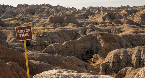Blog - Badlands - Pic 4 - End of Trail