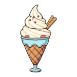 ice cream vector illustration